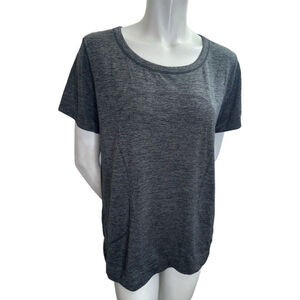 Lululemon Women’s Swiftly Tech Size 12 Grey Short Sleeve Athletic Running Shirt